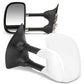 99-07 Ford F-250 F-350 F-450 F-550 Manual Towing Mirrors Chrome Pair