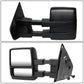 2004-2014 Ford F-150 Towing Mirrors Pair Black Unpowered