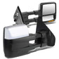2004-2014 Ford F-150 Manual Heated Towing Mirrors - Chrome LED Amber
