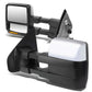 2004-2014 Ford F-150 Manual Heated Towing Mirrors - Chrome LED Amber