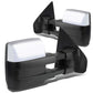 2004-2014 Ford F-150 Manual Heated Towing Mirrors - Chrome LED Amber