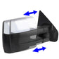 2004-2014 Ford F-150 Manual Heated Towing Mirrors - Chrome LED Amber