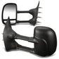 03-07 Ford E-150 E-250 E-350 Towing Mirrors - Manual Black Pair