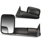 94-02 Dodge Ram Manual Towing Mirrors - Black Pair