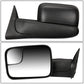 94-02 Dodge Ram Manual Towing Mirrors - Black Pair