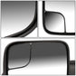 94-02 Dodge Ram 1500 2500 3500 Left Manual Towing Mirror Black