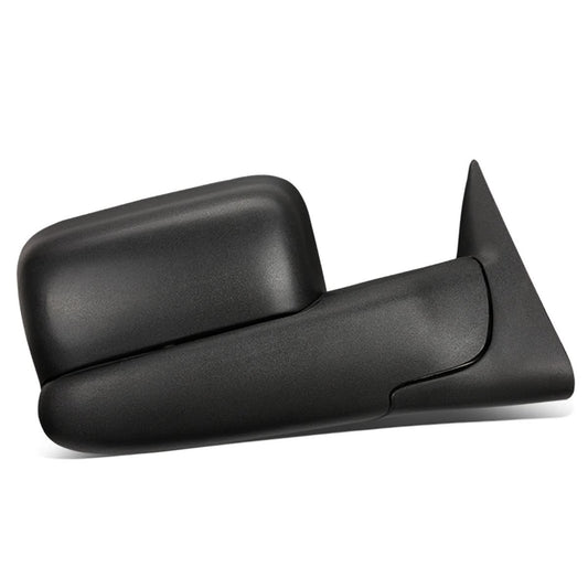 94-02 Dodge Ram Right Manual Towing Mirror - Black