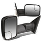 02-09 Dodge Ram 1500/2500/3500 Powered Heated Towing Mirrors Pair Black