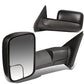 02-09 Dodge Ram 1500/2500/3500 Powered Heated Towing Mirrors Pair Black