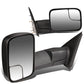 02-08 Dodge Ram 1500 / 03-09 Ram 2500 3500 Manual Towing Mirrors - Black