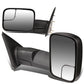 02-08 Dodge Ram 1500 / 03-09 Ram 2500 3500 Manual Towing Mirrors - Black