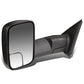 2002-2009 Dodge Ram Manual Towing Mirror - Left Side Black
