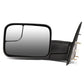 2002-2009 Dodge Ram Manual Towing Mirror - Left Side Black