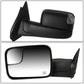 02-09 Dodge Ram Towing Mirrors Pair Powered Heated Smoke Signal Black