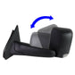 02-09 Dodge Ram Towing Mirrors Pair Powered Heated Smoke Signal Black
