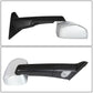 09-16 Dodge Ram 1500/2500/3500 Manual Towing Mirrors Chrome Pair