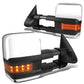 03-07 Chevy Silverado Sierra Tahoe Manual Towing Mirrors Chrome Pair