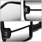 03-07 Chevy Silverado Sierra Tahoe Manual Towing Mirrors Chrome Pair