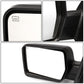 04-14 Ford F-150 Left Powered Heated Towing Mirror Black