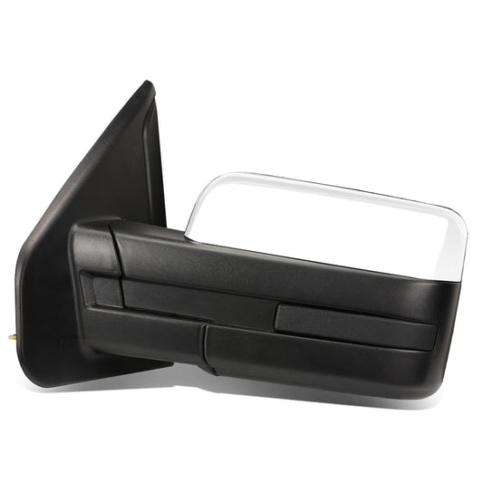 2004-2014 Ford F-150 Left Towing Mirror Manual Chrome