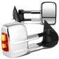 14-20 Chevy Silverado GMC Sierra Powered Heated Towing Mirrors Chrome