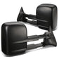 88-02 Chevrolet C/K Power Towing Mirrors Black Pair Non-Heated