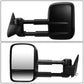 88-02 Chevrolet C/K Power Towing Mirror Left Side Black