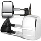 88-02 Chevrolet C/K Pickup Power Towing Mirror Pair Chrome