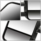 88-02 Chevrolet C/K 1500/2500/3500 Manual Towing Mirrors Black Pair