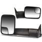 94-97 Dodge Ram 1500/2500/3500 Power Towing Mirror Pair - Black