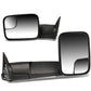 94-97 Dodge Ram 1500/2500/3500 Power Towing Mirror Pair - Black