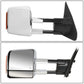 2007-2016 Toyota Tundra Powered Heated LED Towing Mirrors - Chrome