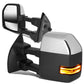 99-07 Ford F-250 F-350 F-450 F-550 Powered Heated LED Towing Mirrors