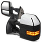 08-16 Ford F-250 F-350 F-450 F-550 Super Duty Manual Towing Mirrors LED