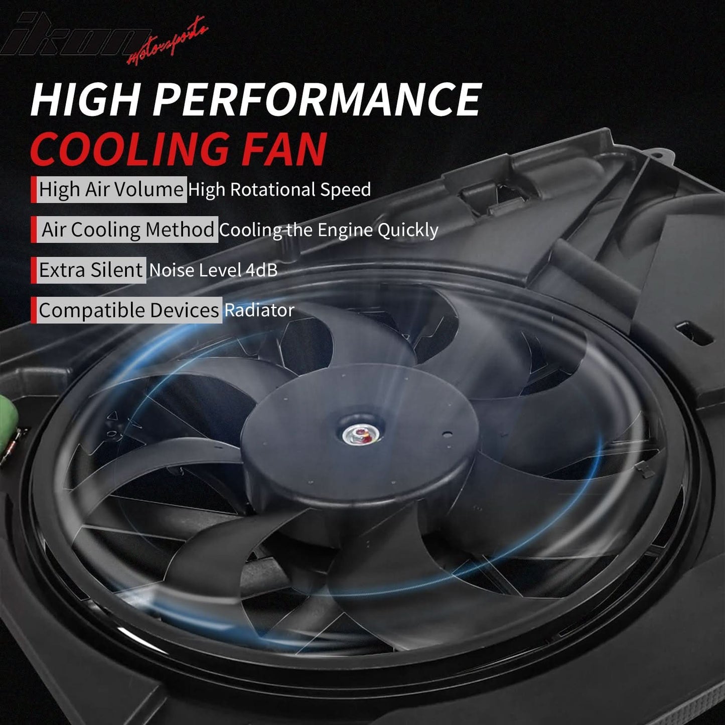 2007-2013 Chevy Silverado 1500/GMC Sierra 1500 Cooling Fan Assembly