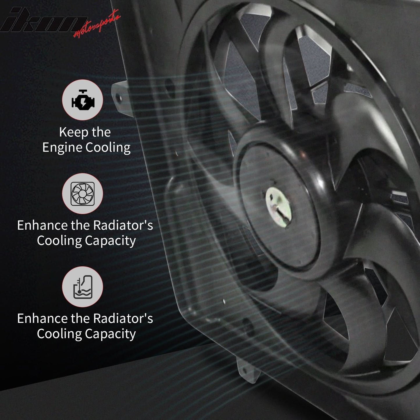 2012-2017 Toyota Camry 13-18 Avalon& Lexus ES350 3.5L Dual Cooling Fan