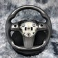 2017-2023 Tesla Model 3 Carbon Fiber Steering Wheel — Round
