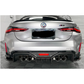 Carbon Fiber AD Style Rear Diffuser w/ LED Light for BMW G80 G81 G82 G83 M3 M4