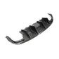 Audi A4 B8 S-Line / S4 Sedan Carbon Fiber JC Style Rear Valance Diffuser 2008 - 2012