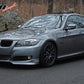 Fits 09-12 BMW E90 328I 335 2 Piece Front Bumper Lip PP + Splitter PU
