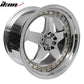 (4) 18X9.0 +30 5X100 / 5X114.3 Step Lip 5 Spoke Wheels Rims - Chrome