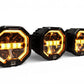 8 Light U-Con Interlocking Off Road LED Pod With Amber or White DRL Running Light