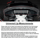 100" Toyota Front Bumper Lip Splitter Chin Side Spoiler Rubber Foam