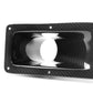 Universal Fitment 9.25" X 4.75" Carbon Fiber Air Inlet Duct w/ Flange