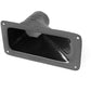 Universal Fitment 9.25" X 4.75" Carbon Fiber Air Inlet Duct w/ Flange