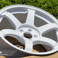 Volk Racing TE37 Saga SL 17x9.5 +45 5x100 Dash White - GR86 / BRZ / FRS (Set of 4)