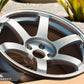 Volk Racing TE37 Saga S-Plus 18x9.5 +22 5x114.3 Diamond Silver - GR Corolla / EVO (Set of 4)