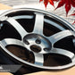 Volk Racing TE37 Saga S-Plus 18x9.5 +22 5x114.3 Shining Light Metal - GR Corolla / EVO (Set of 4)