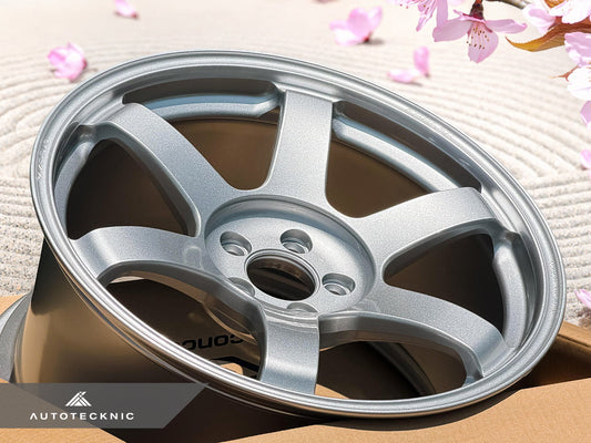 Volk Racing TE37 Saga SL 17x9.5 +45 5x100 Diamond Silver - FRS / BRZ / 86 (Set of 4)