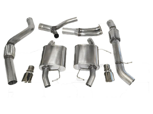 Corsa Performance 07-12 BMW 335i Touring E91 Polished Sport Cat-Back Exhaust